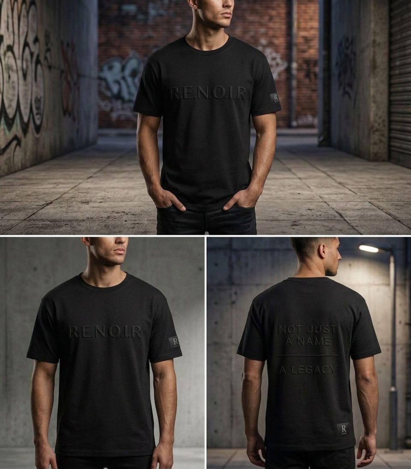 D'Ette Realty — apparel concept mockup